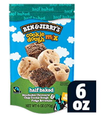 Ben & Jerry's Half Baked Dough Chunks 6oz Pouch