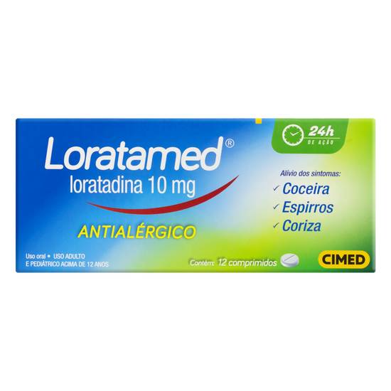 Cimed loratamed 10mg (12 comprimidos)