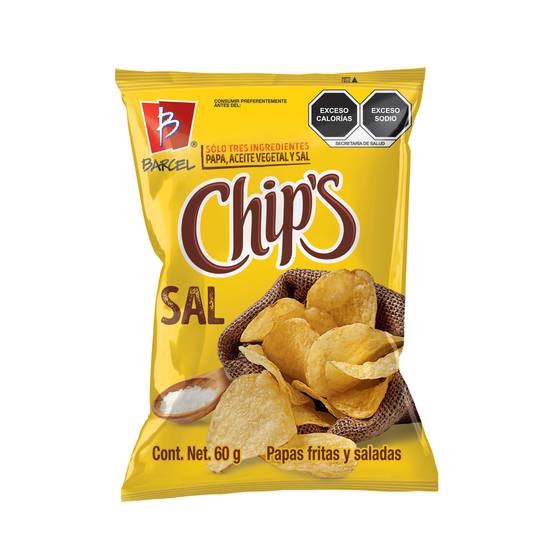Chips Papas Sal 60g