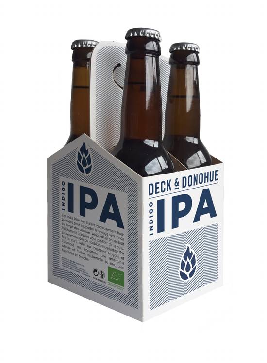 Deck & Donohue - Indigo bière ipa bio (4 pack, 330 ml)