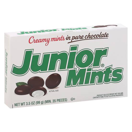 Junior Mints Creamy Mints in Pure Chocolate (35 ct)