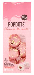 Popdots 5 Filled Strawberry Sensation 124g