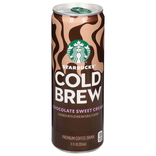 Starbucks Cold Brew Premium Coffee Drink (11 fl oz) (chocolate cream)