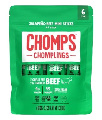 Chomps Jalapeno Chomplings Mini Beef Sticks (3 oz, 6 ct)