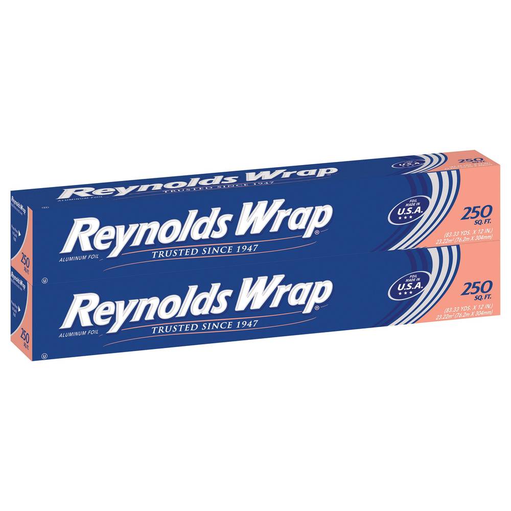 Reynolds Wrap Aluminum Foil, 12" x 83.33 yd, 2-count