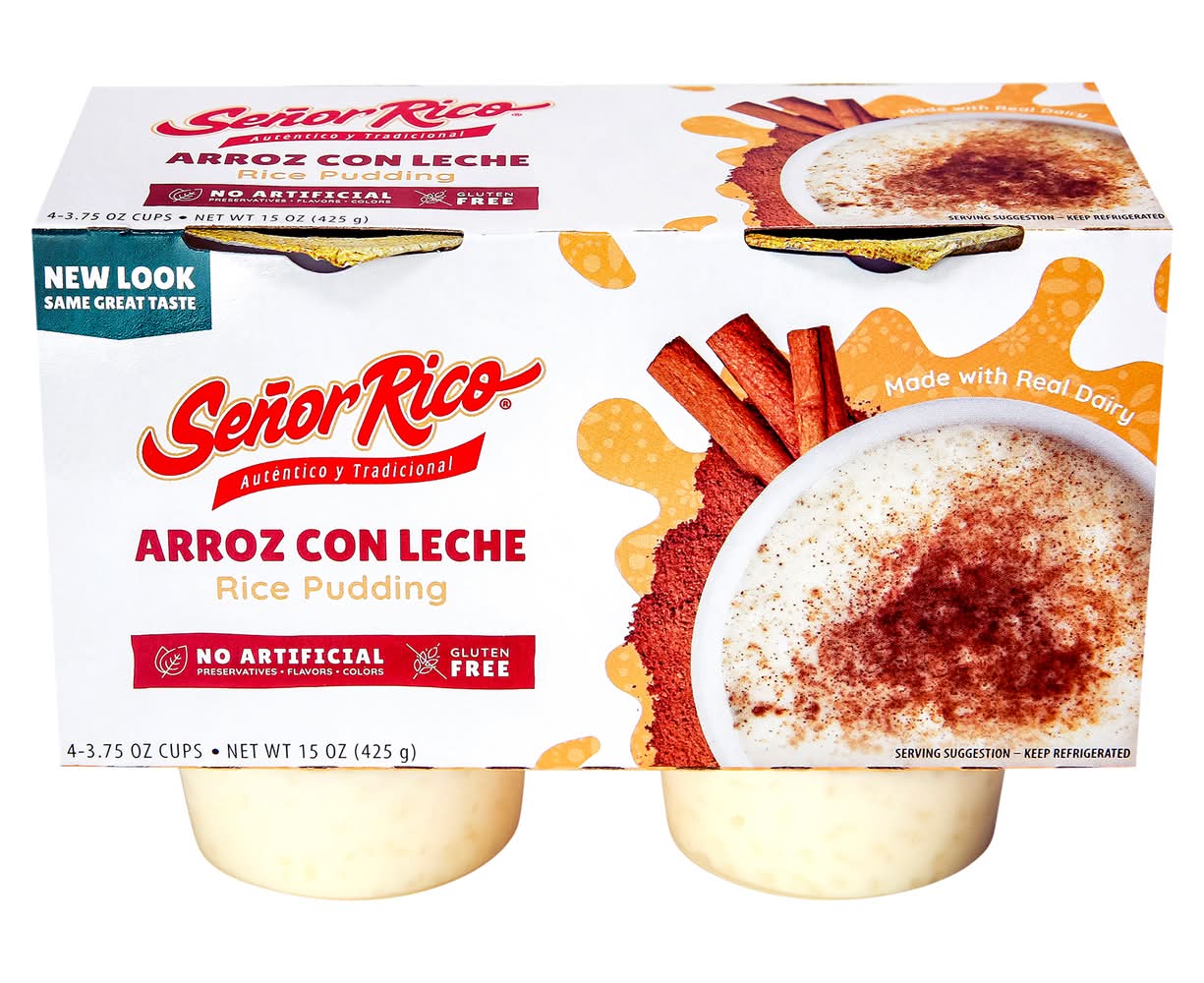 Senior Rico Rice Pudding Cups (4 x 3.75 oz)
