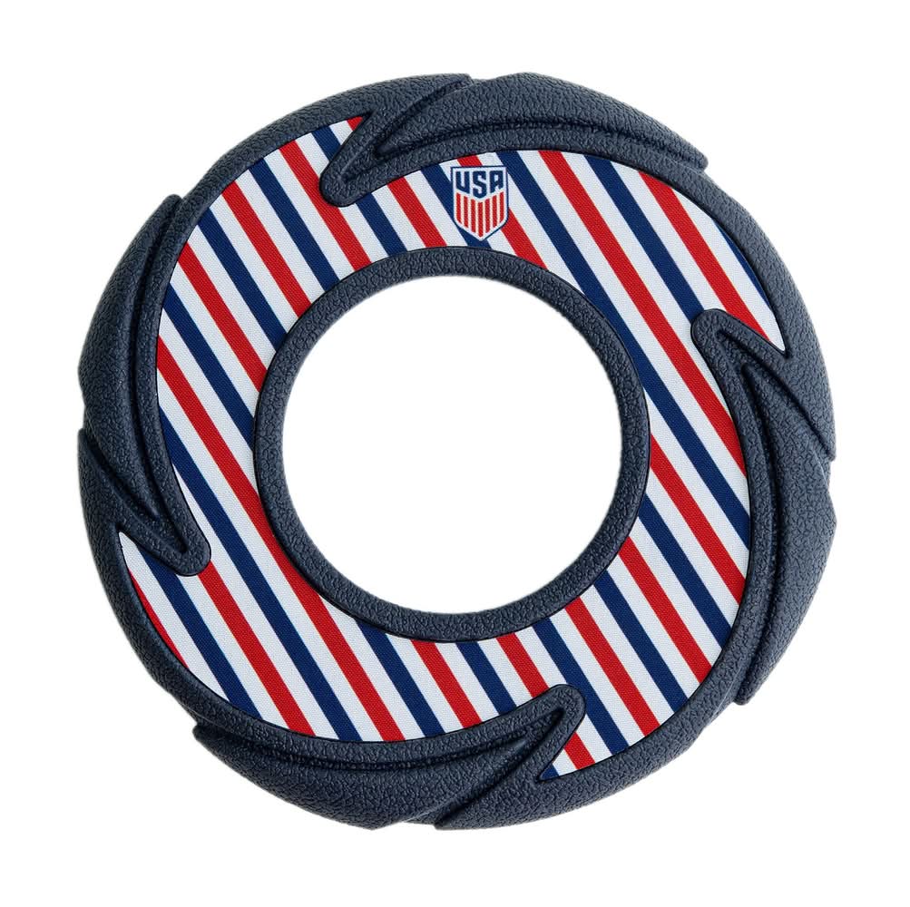U.S. Soccer Flyer Plush Dog Toy (Color: Multi Color)