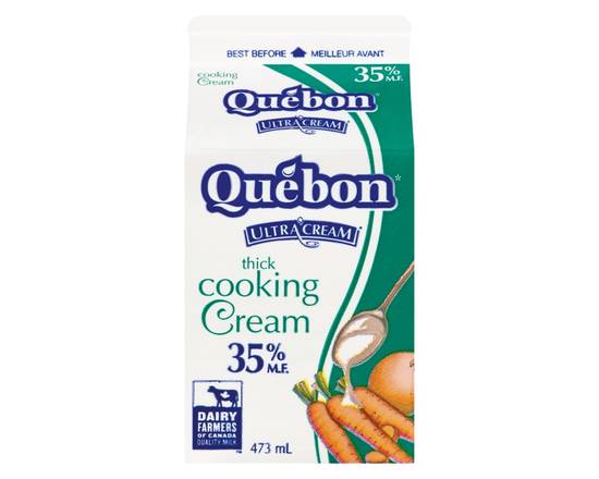 Québon · Crème à cuisson 35% - 35% cooking cream (473 mL)