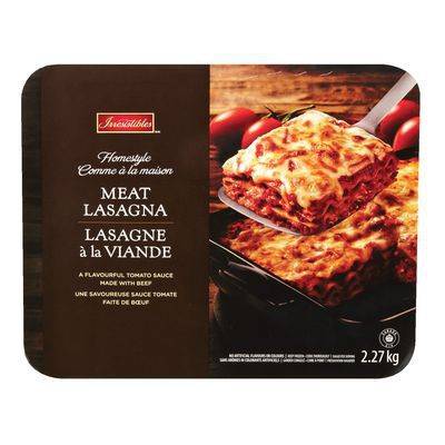 Irresistibles lasagne à la viande maison surgelée (2,27 kg) - frozen homestyle meat lasagna (2.27 kg)
