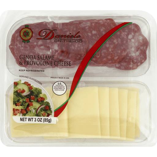 Order Daniele Genoa Salame & Provolone 3oz food online from Everyday Needs By Gopuff store, Fairfield on bringmethat.com