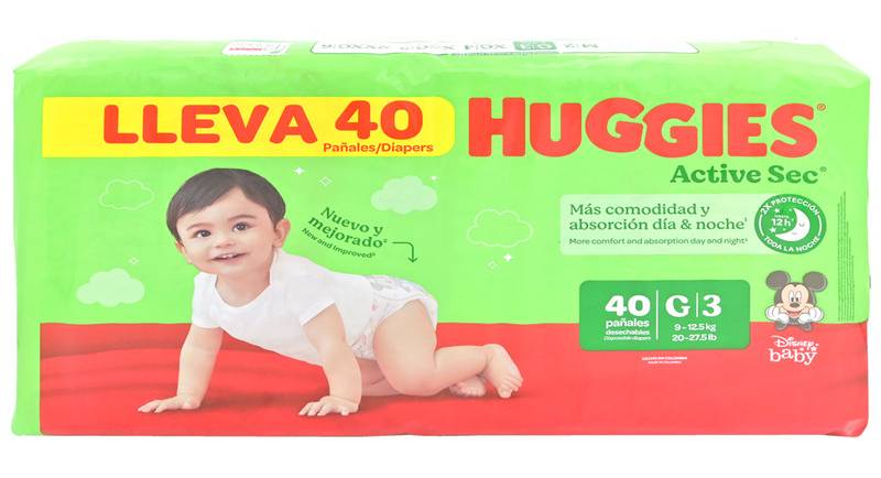 Huggies PA�AL INF ACT SEC G *40