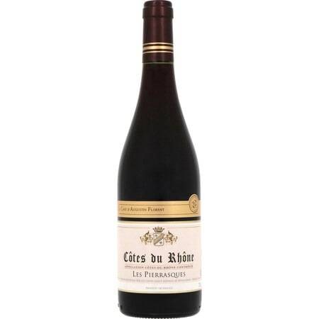 Vin rouge Côtes du Rhône AOC Les Pierrasques CAVE AUGUSTIN FLORENT - La bouteille de 75cL