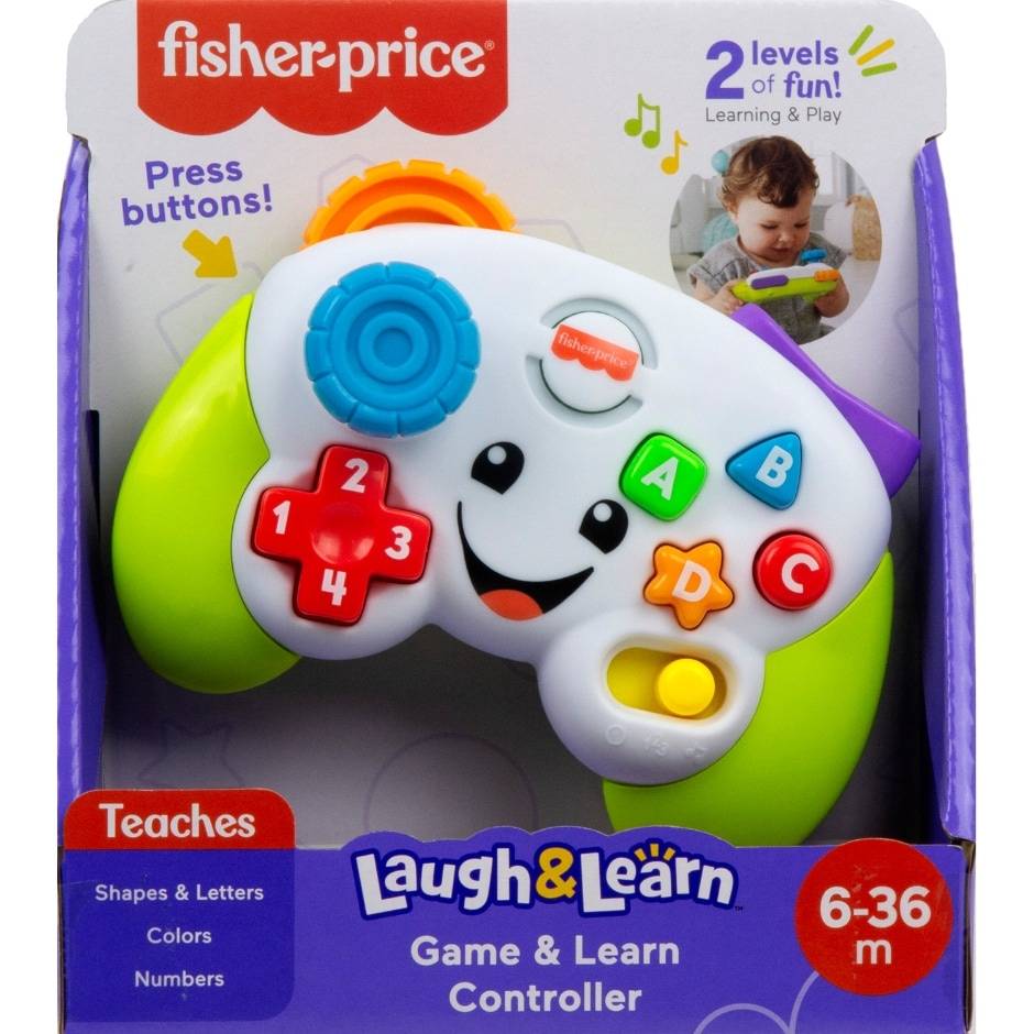 Fisher-Price Laugh & Learn Learning Game Controller For Kids, 6-36M