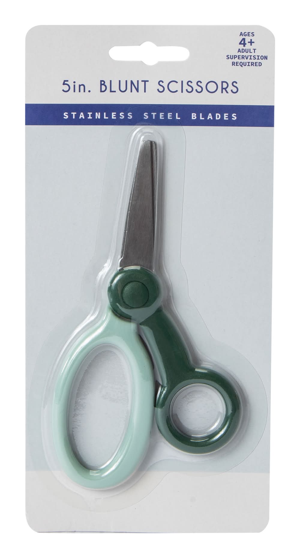 Colored Blunt Scissors 5in Green