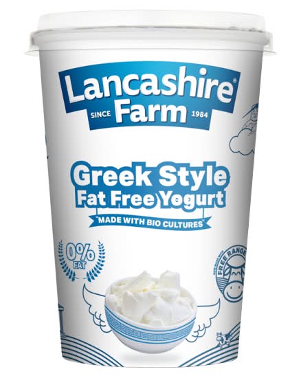 Lancashire Farm Greek Style Fat Free Yogurt (450g)