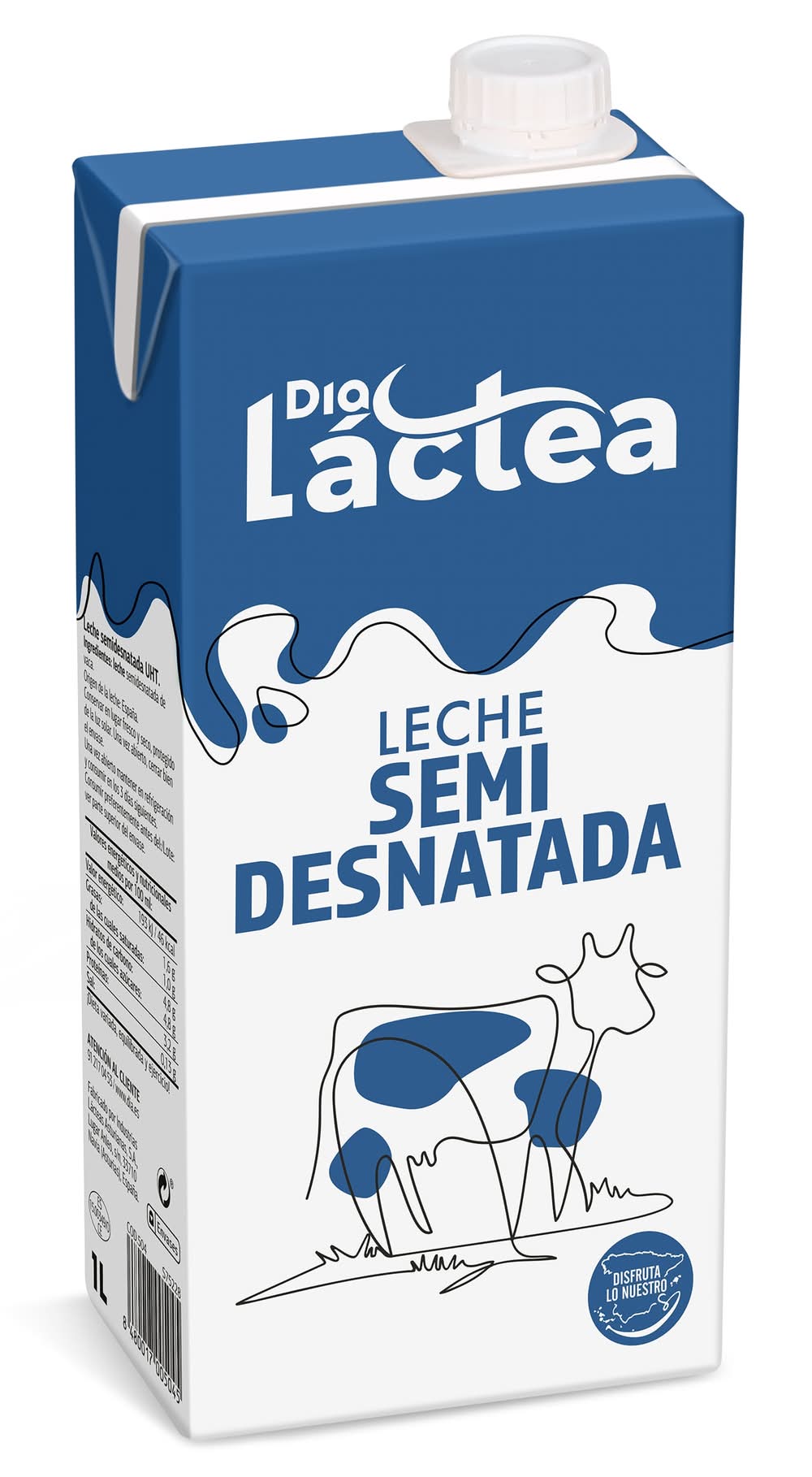 Leche Semidesnatada Dia Láctea Brik 1 L
