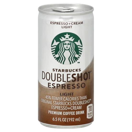 Order Starbucks Doubleshot Espresso Drinks Cream Light Can (6.5 oz) food online from Rite Aid store, Shawnee on bringmethat.com