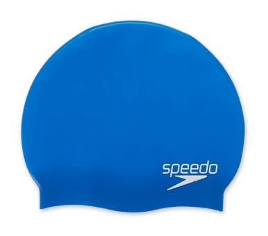 Speedo Junior Silicone Cap, Blue