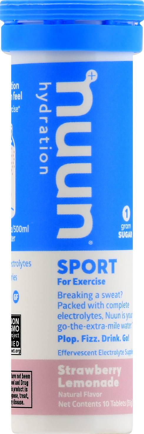 Nuun Sport Hydration Tablets Strawberry Lemonade (55 g)