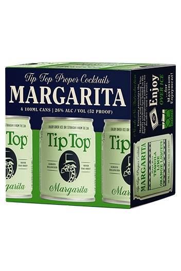 Tip Top Cocktails Margarita (4 x 100 ml)