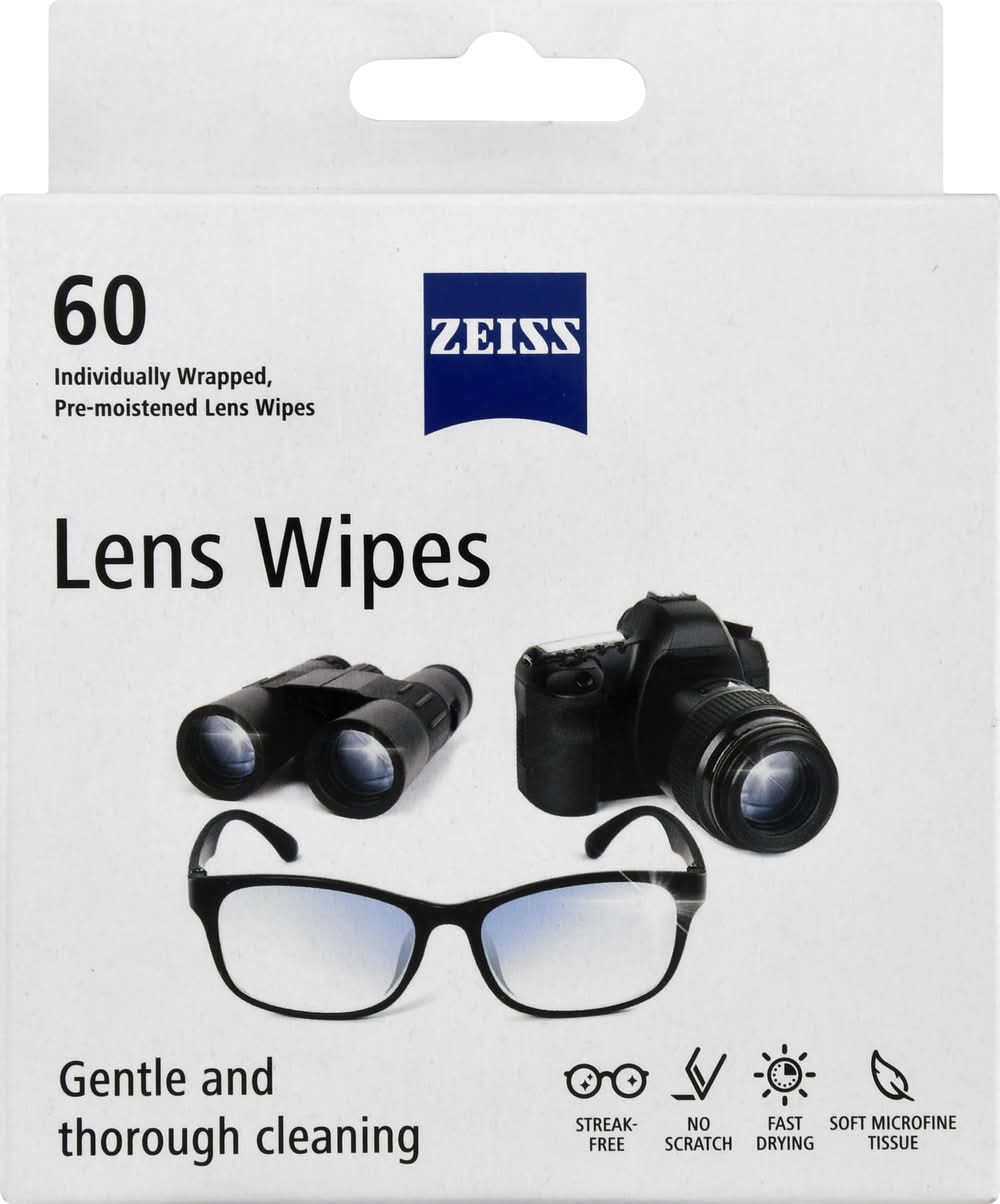 Zeiss Lens Wipes (21 lbs, 60 ct)