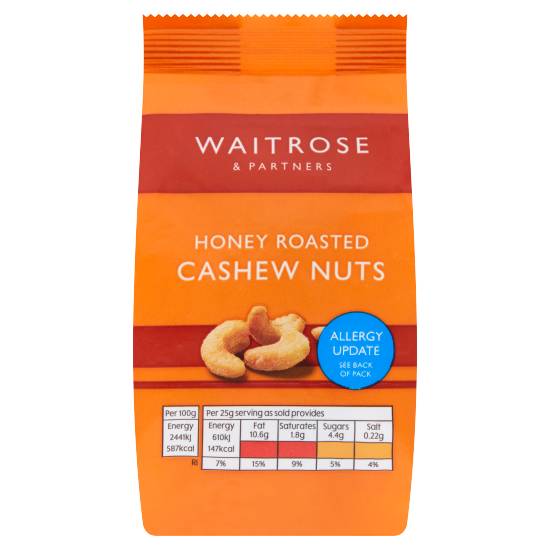 Waitrose Honey Roasted Cashew Nuts