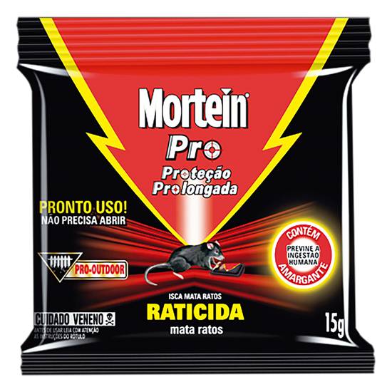 Mortein isca granulada para roedores pro (15 g)