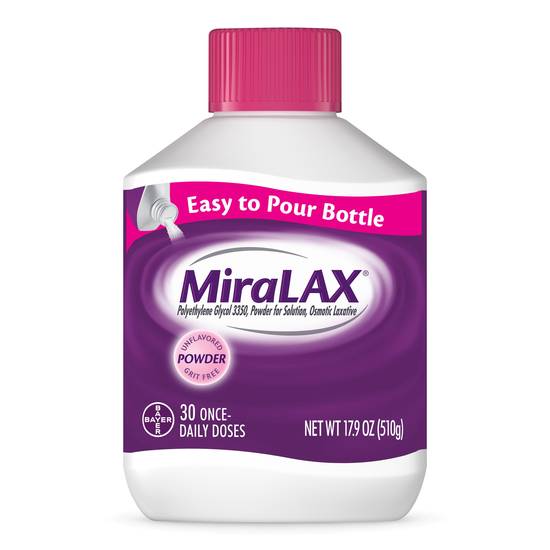 MiraLAX Laxative Powder, 17.9 OZ