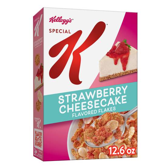 Special K Kellogg's Cold Breakfast Cereal Flakes (strawberry-cheesecake)