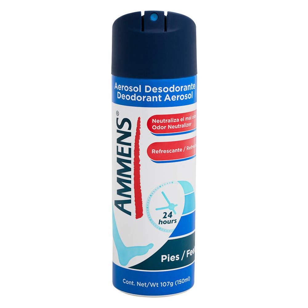 Ammens desodorante para pies en aerosol (150 ml)