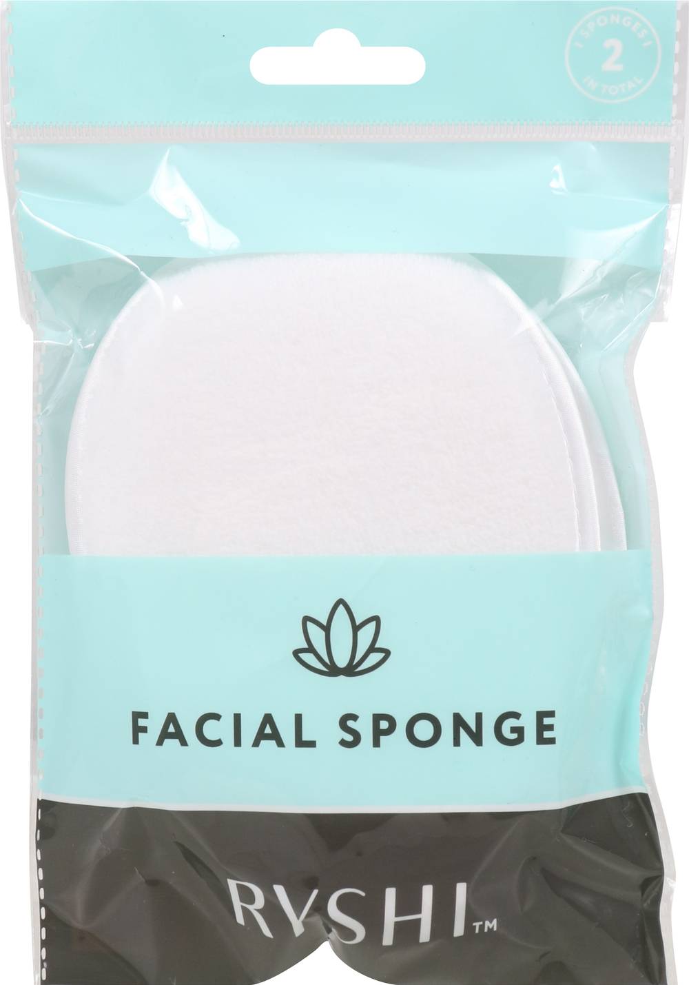 Ryshi Facial Sponge Exfolating - 2 ct