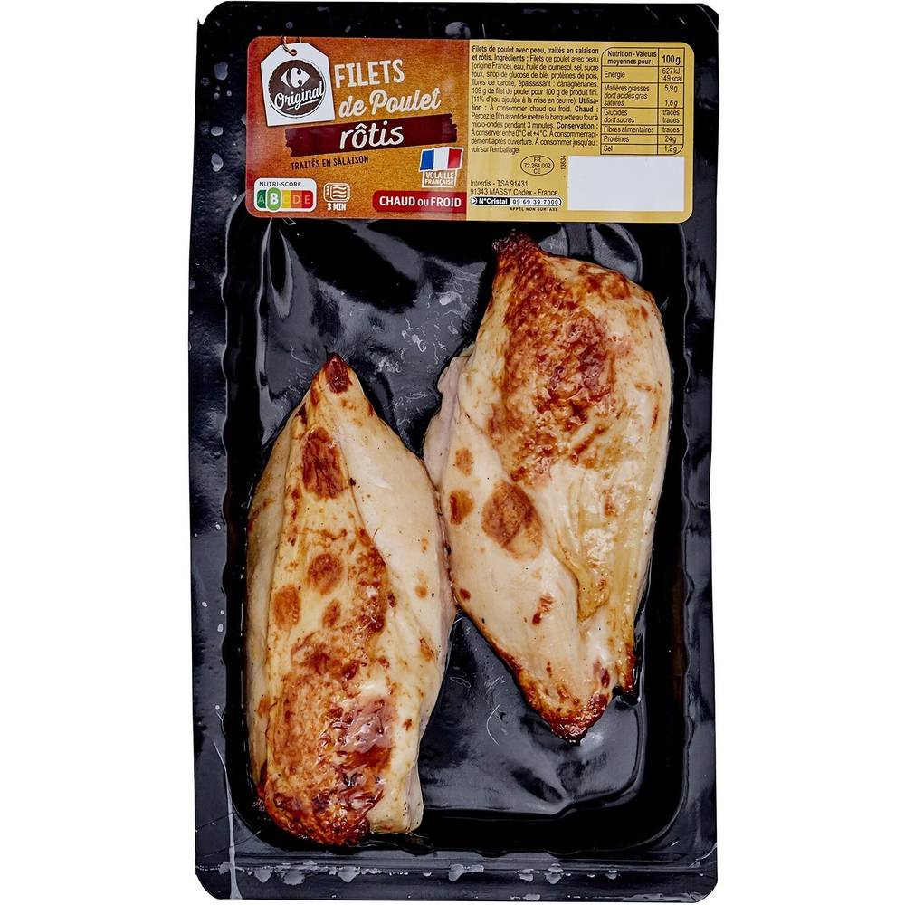 Carrefour Original - Filets de poulet rôtis (2)