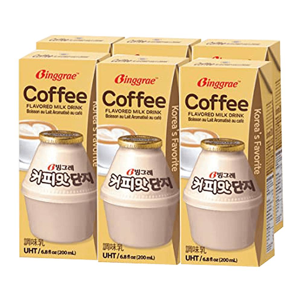 Binggrae Coffee Milk (6 x 6.8 fl oz)