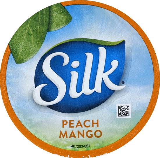 Silk Dairy-Free Yogurt (peach mango)