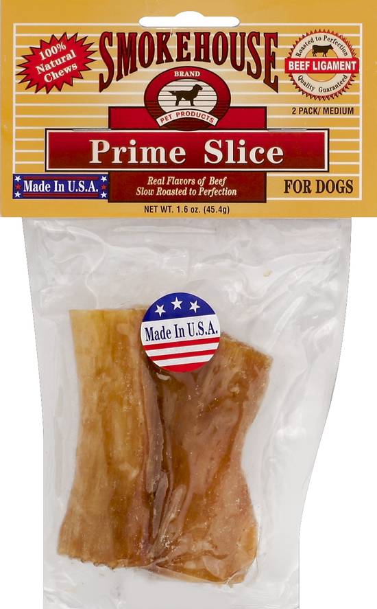 Smokehouse Prime Slice Beef Ligament Chews (2 ct)