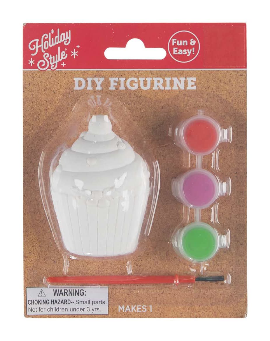 Holiday Style Diy Figurine Set, Assorted