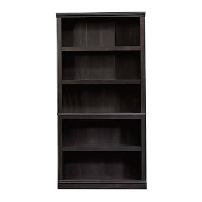 Sauder Select Collection 5 Shelf Bookcase, Estate Black