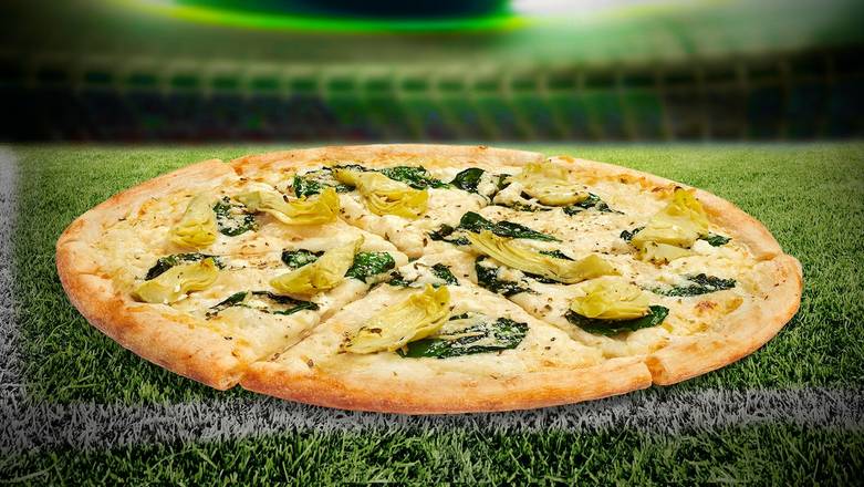 Spinach Artichoke Dip Pizza – NEW!
