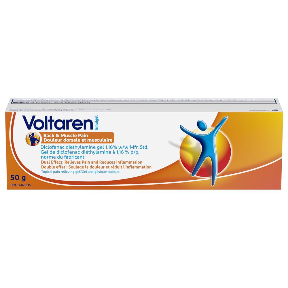 Voltaren Emulgel Gel, Back & Muscle (50 g)