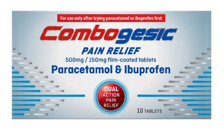 Combogesic Pain Relief 500mg Tablets (16 pack)