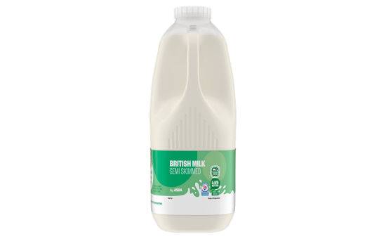 Asda British Milk Semi Skimmed 6 Pints/3408ml