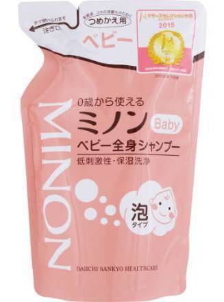 ミノンベビー全身シャンプー詰替３００ｍＬ:4987107616043