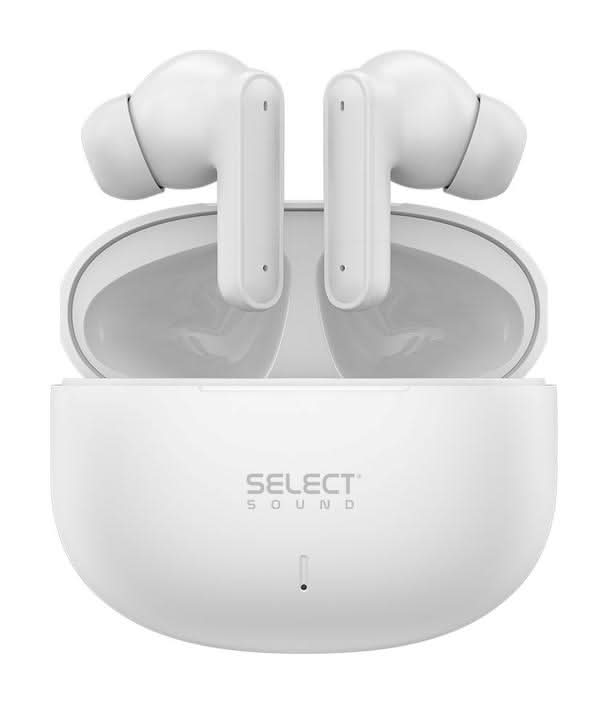 Select Sound · Audífonos inalámbricos bluetooth flex con cancelación de ruido bth043b, blanco