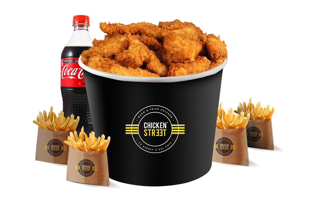 Menu "FAMILLY MIX"  (15 wings  et 10 tenders)🌶️