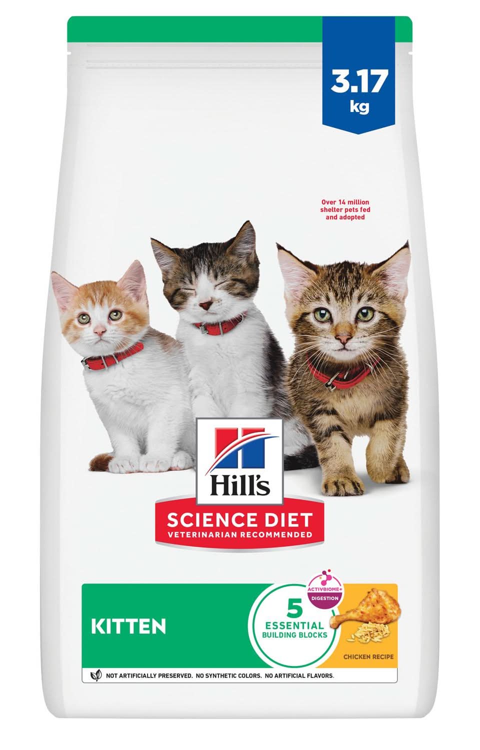 Hill's Science Diet Chicken Recipe Kitten Cat Food, 7 lb