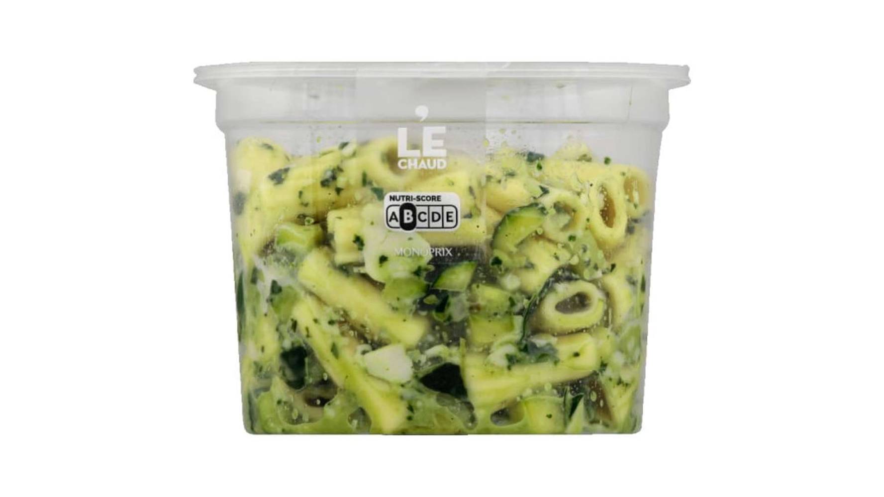 Monoprix Courgette ail basilic rigatoni Le pot de 300g