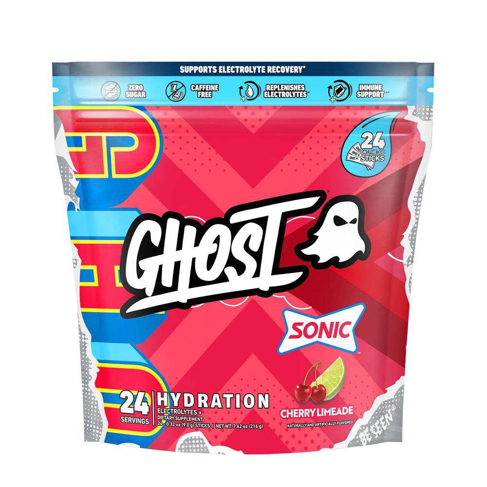 Ghost Hydration Sticks (24 ct, 7.62 z) (cherry limeade)