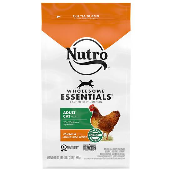 Nutro Wholesome Essentials Adult Cat Food (3 lbs)