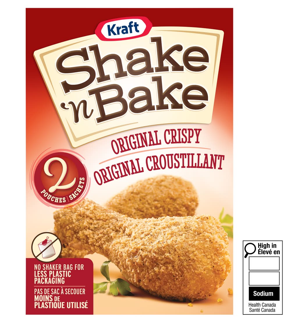 Kraft shake’n bake poulet croustillant (142 g) - shake 'n bake original coating mix (142 g)