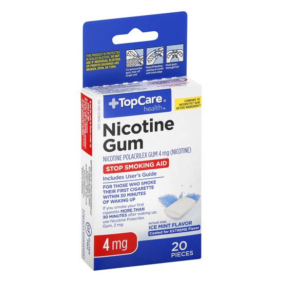 Topcare Health Nicotine Gum ( ice mint )